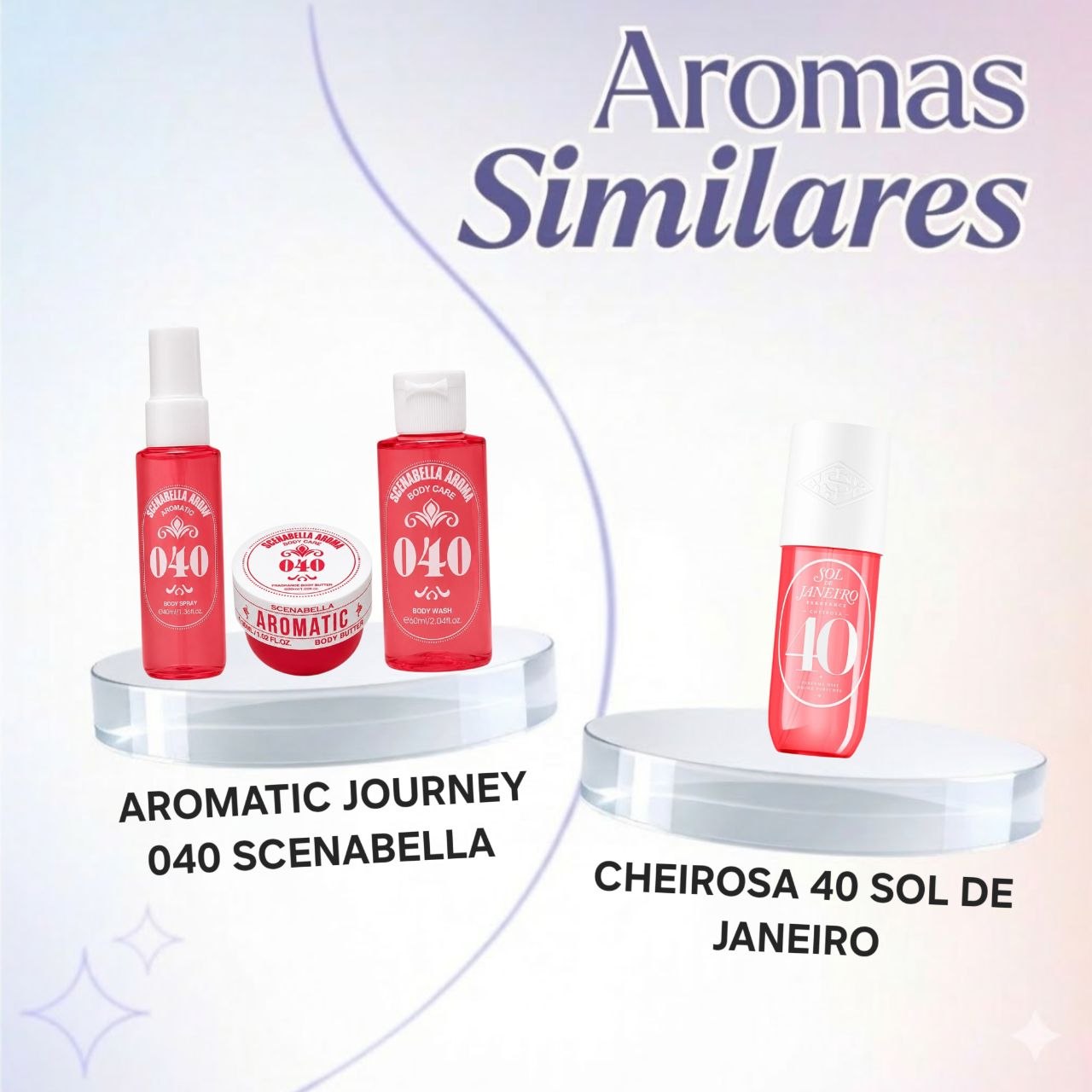 SET SCENABELLA AROMATIC JOURNEY 040 BODY SPRAY 40ML CREMA CORPORAL 30ML GEL DE DUCHA 60ML (M) (AROMA SIMILAR A SOL DE JANEIRO CHEIROSA 40)
