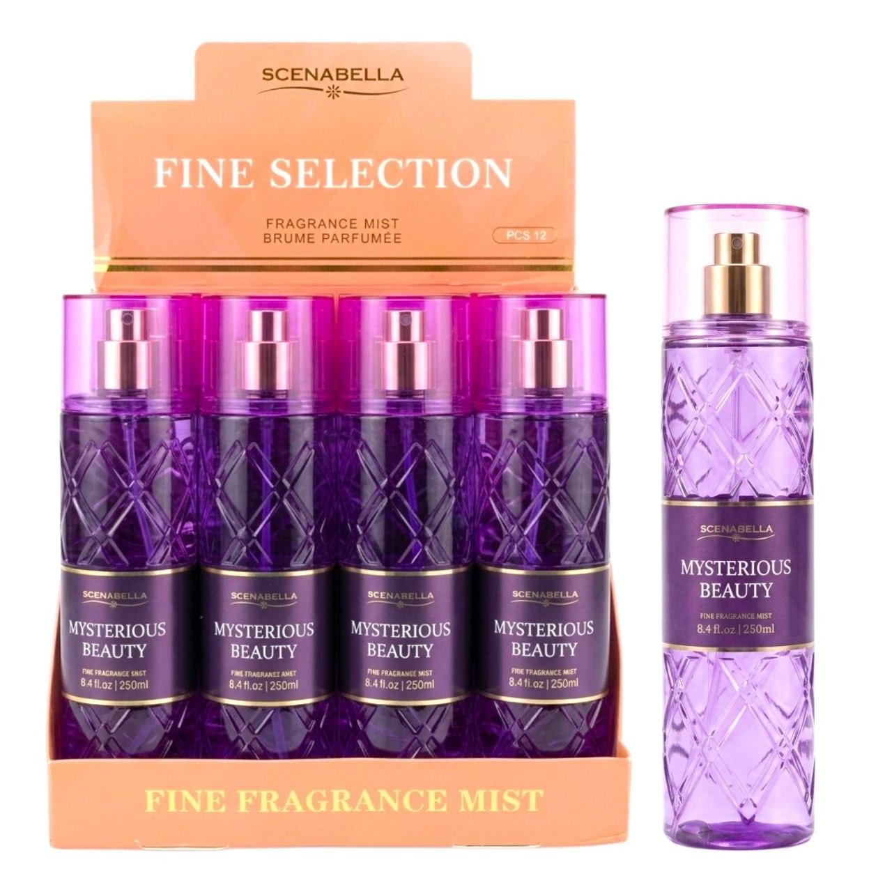 SPLASH SCENABELLA MYSTERIOUS BEAUTY 250ML (M) (AROMA SIMILAR A BATH & BODY WORKS MYSTERIOUS MISTIQUE)