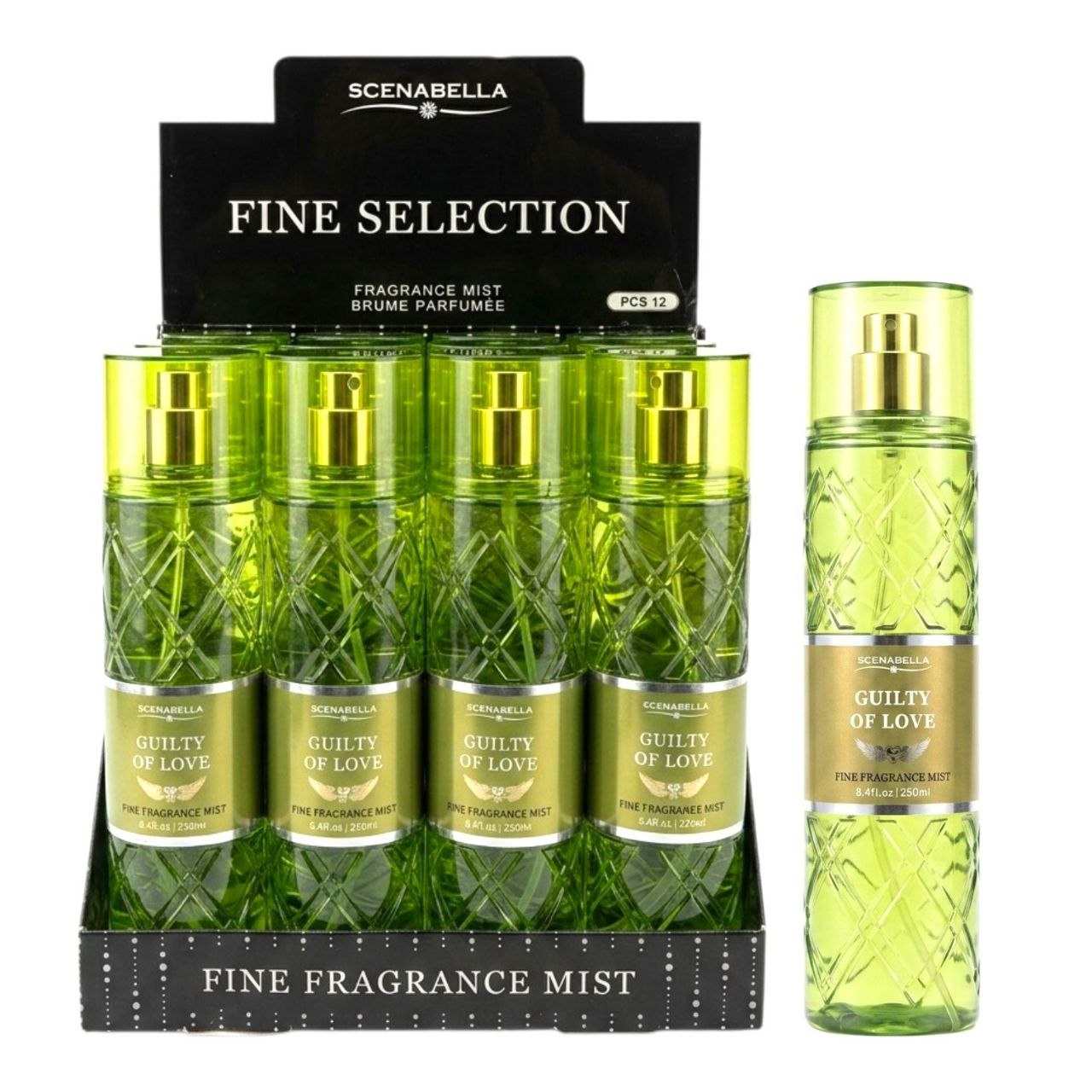 SPLASH SCENABELLA GUILTY OF LOVE 250ML (M) (AROMA SIMILAR A BATH & BODY WORKS GUILTY AS FIG)