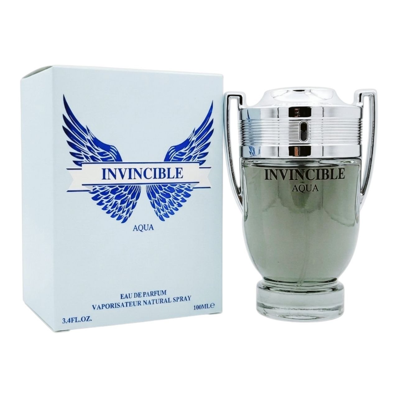 LOVALI INVINCIBLE AQUA EDP 100ML (H) (AROMA SIMILAR A PACO RABANNE INVICTUS AQUA)