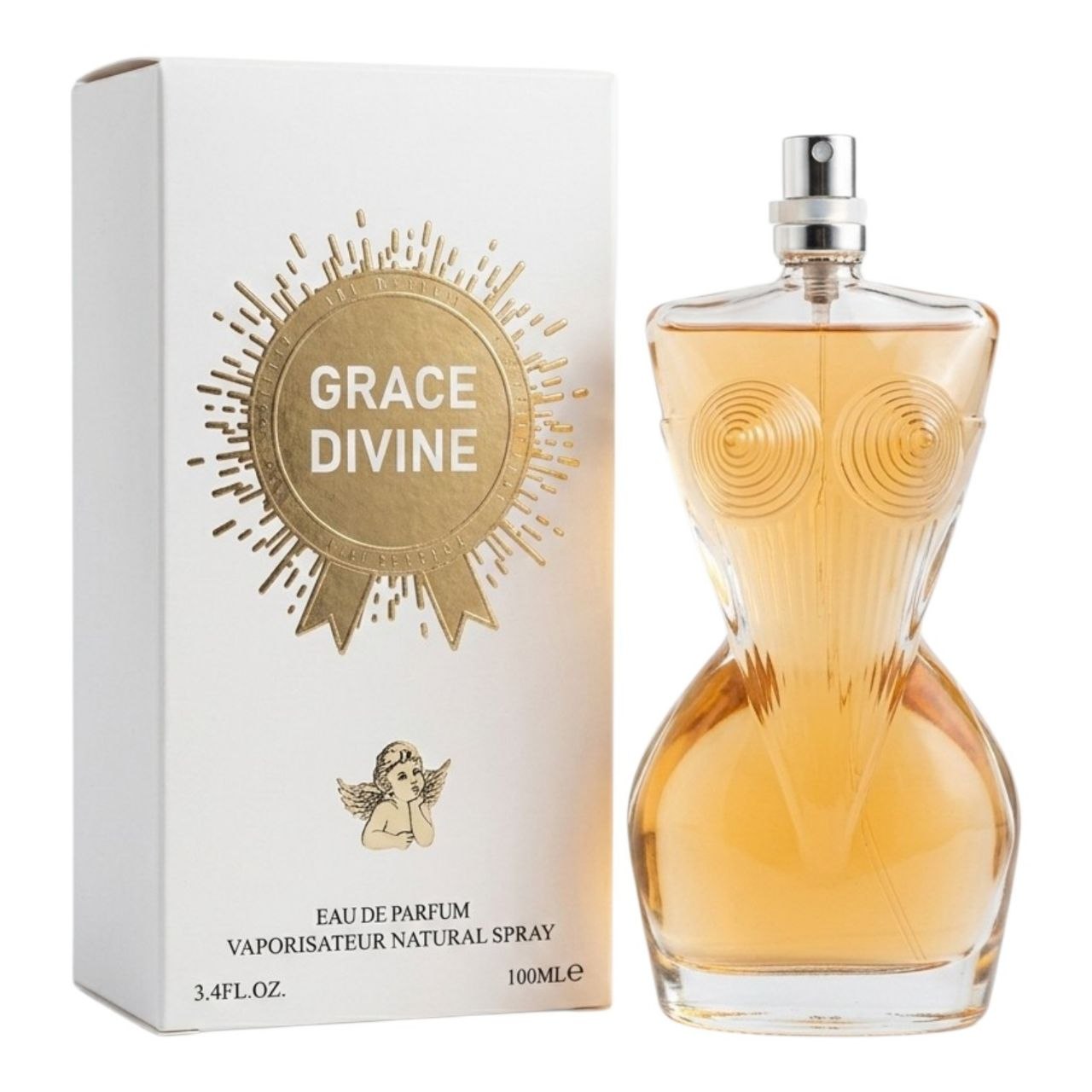 LOVALI GRACE DIVINE EDP 100ML (M) (AROMA SIMILAR A JEAN PAUL GAULTIER GAULTIER DIVINE)