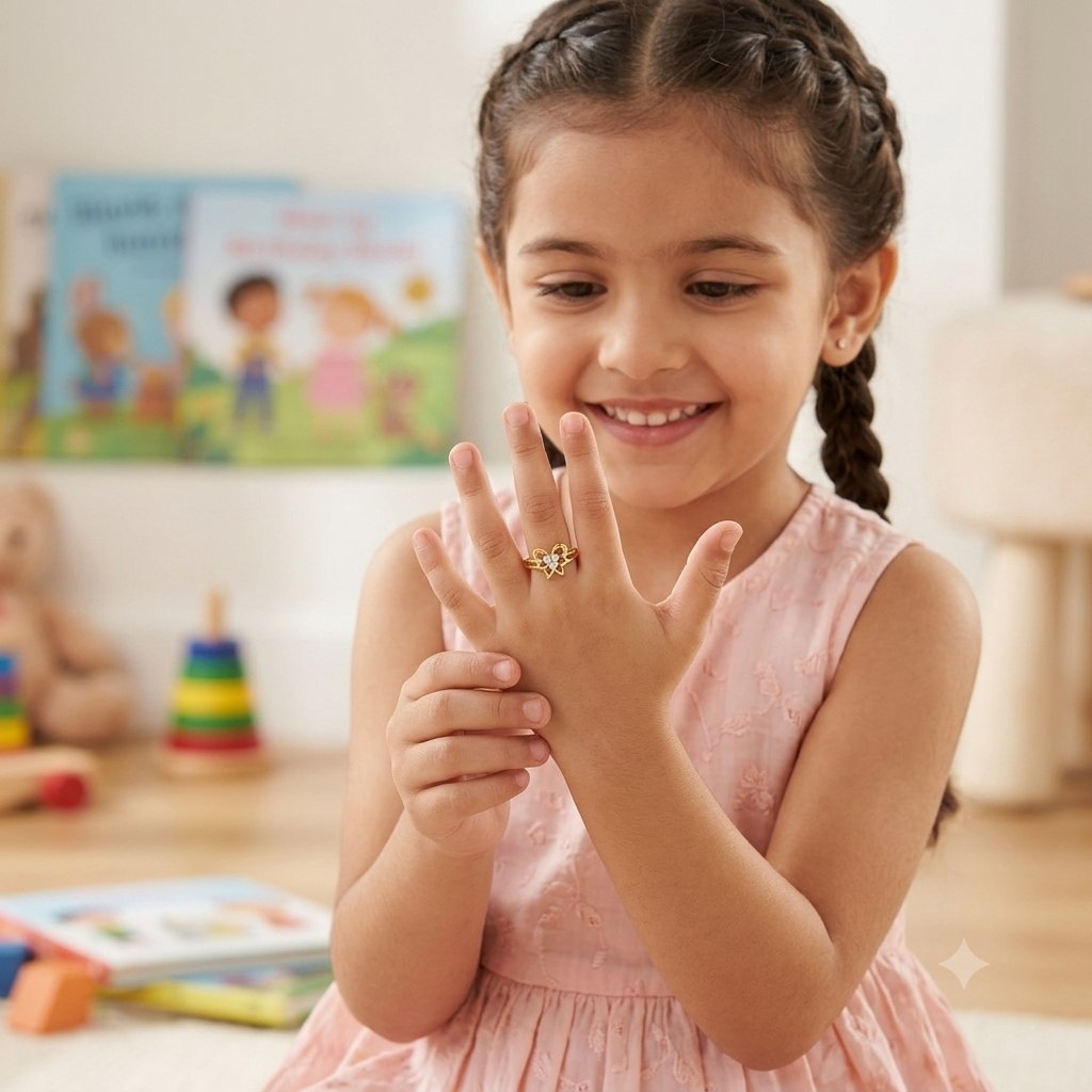 ANILLO DE ENCHAPE PARA NIÑA
