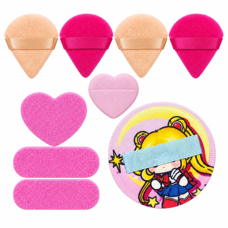 SET DE ESPONJAS Y APLICADORES PARA MAQUILLAJE SWEET BEAUTY 9PCS