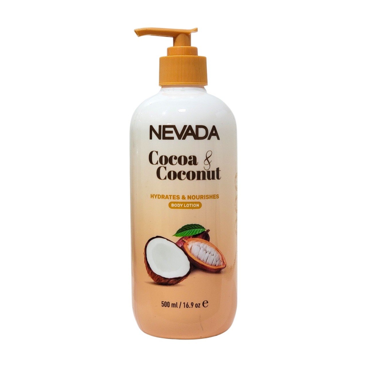 CREMA CORPORAL HIDRATANTE DE USO DIARIO CON EXTRACTO DE COCO Y CACAO NEVADA 500ML