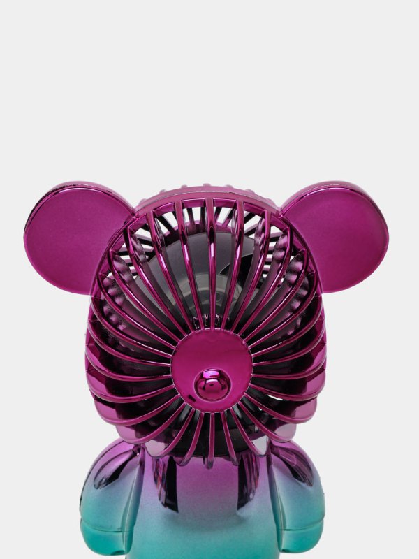 VENTILADOR DE MANO O MESA RECARGABLE DE OSO MINI FAN 3 COLORES
