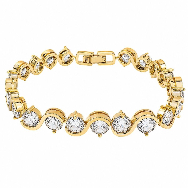 PULSERA DE ENCHAPE PARA DAMA 17CM