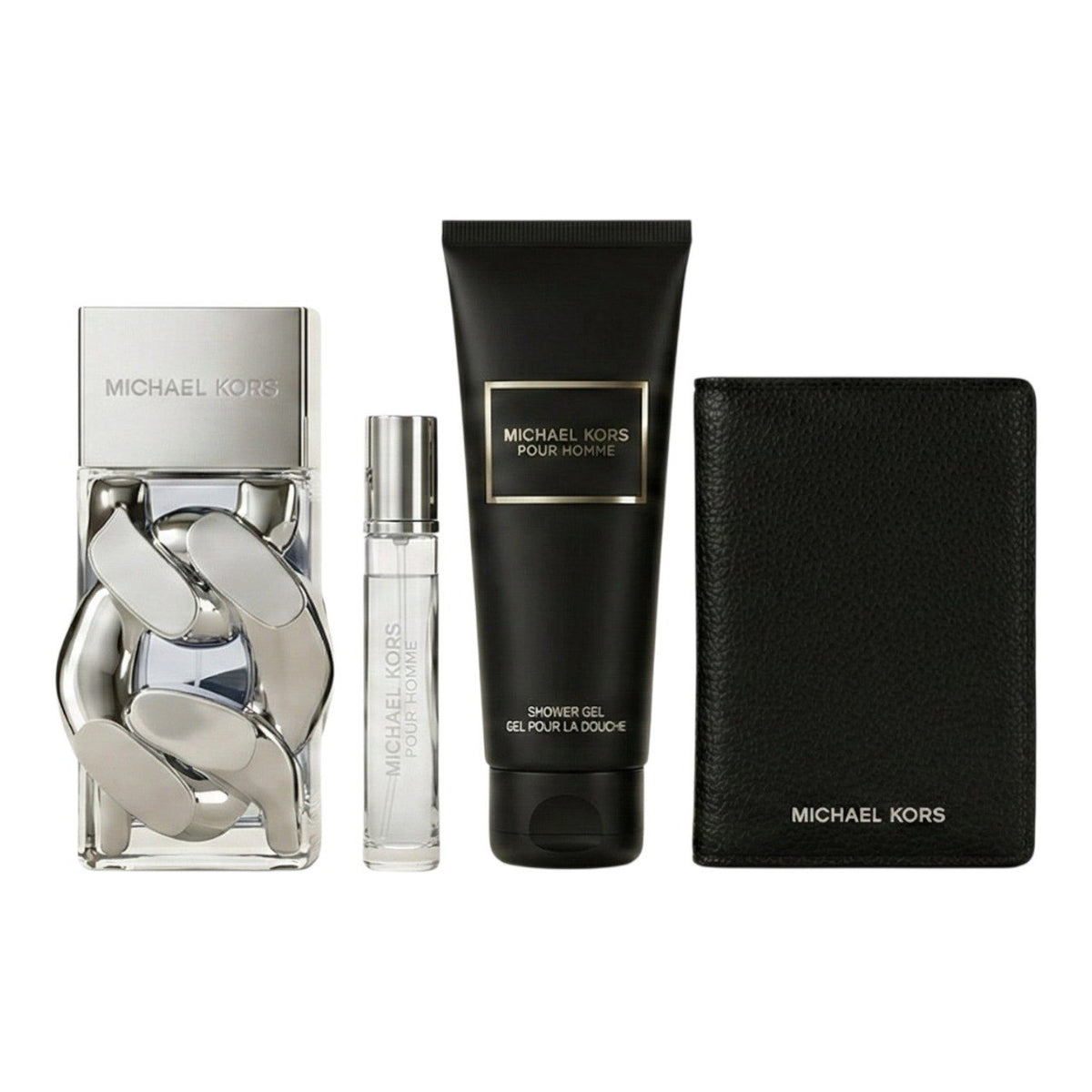 SET MICHAEL KORS POUR HOMME EDP 100ML EDP 10ML GEL DE DUCHA 100ML BILLETERA (H)