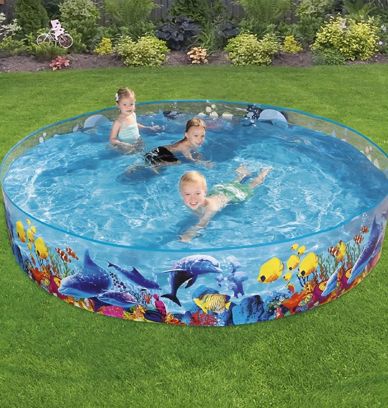 PISCINA RIGIDA DE PAREDES DE PVC CON DISEÑO DE DINOSAURIO BESTWAY 2.44MX46CM