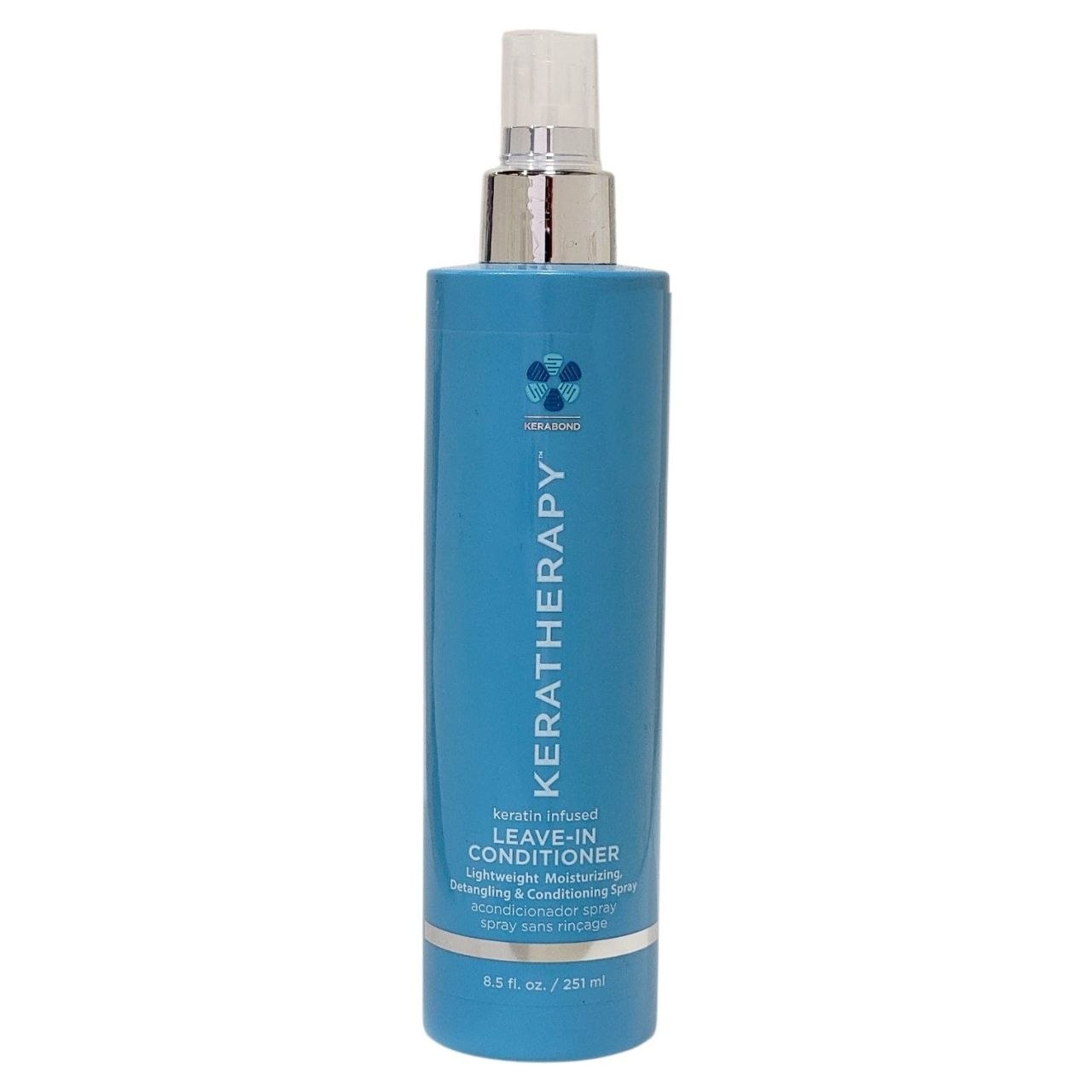 ACONDICIONADOR EN SPRAY SIN ENJUAGUE CON INFUSION DE QUERATINA PARA TODO TIPO DE CABELLO KERATHERAPY 251ML