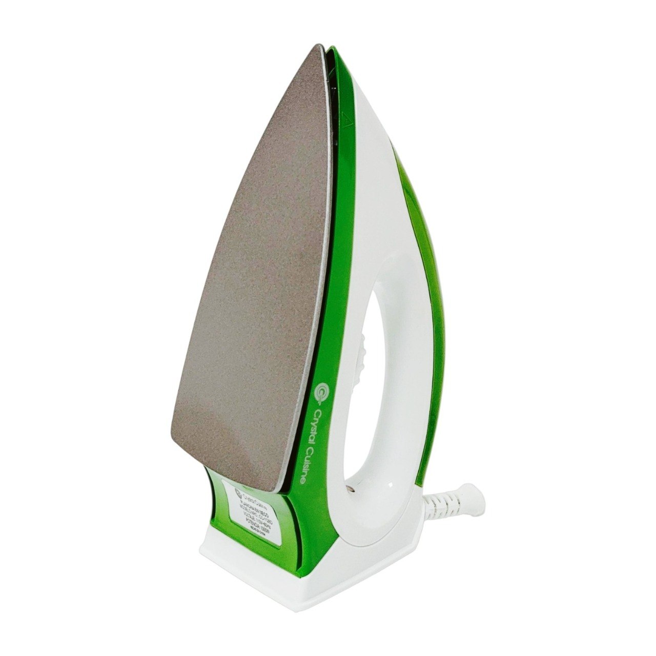 PLANCHA DE ROPA EN SECO CON RECUBRIMIENTO DE TEFLON DE 1000W CRYSTAL CUISINE 24X11CM