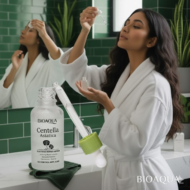 SUERO FACIAL REPARADOR Y CALMANTE CON CENTELLA ASIATICA BIOAQUA 30ML