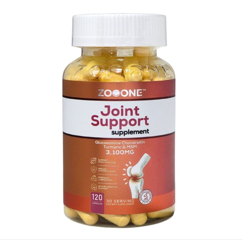 SUPLEMENTO NUTRICIONAL PARA LAS ARTICULACIONES CON GLUCOSAMINA CONDROITINA CURCUMA Y MSM ZOOONE 120UND
