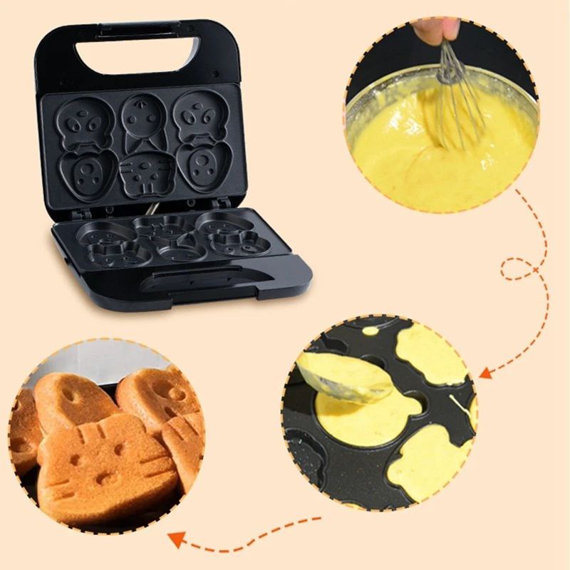 MAQUINA ELECTRICA PARA HACER GALLETAS EN FORMA DE ANIMALES SK-08005 SOKANY 23X23CM