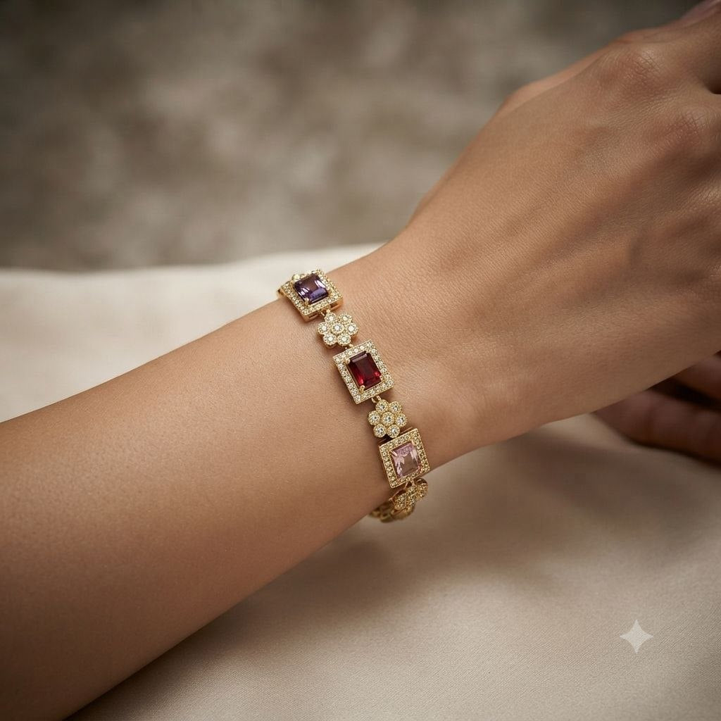 PULSERA DE ENCHAPE PARA DAMA
