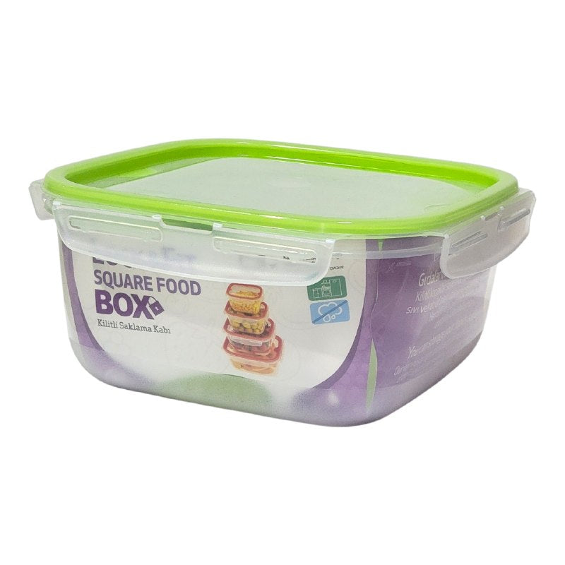 SET DE RECIPIENTES PANAS PARA ALIMENTOS DE TAMAÑOS VARIADOS 4PCS LOCK&FIT