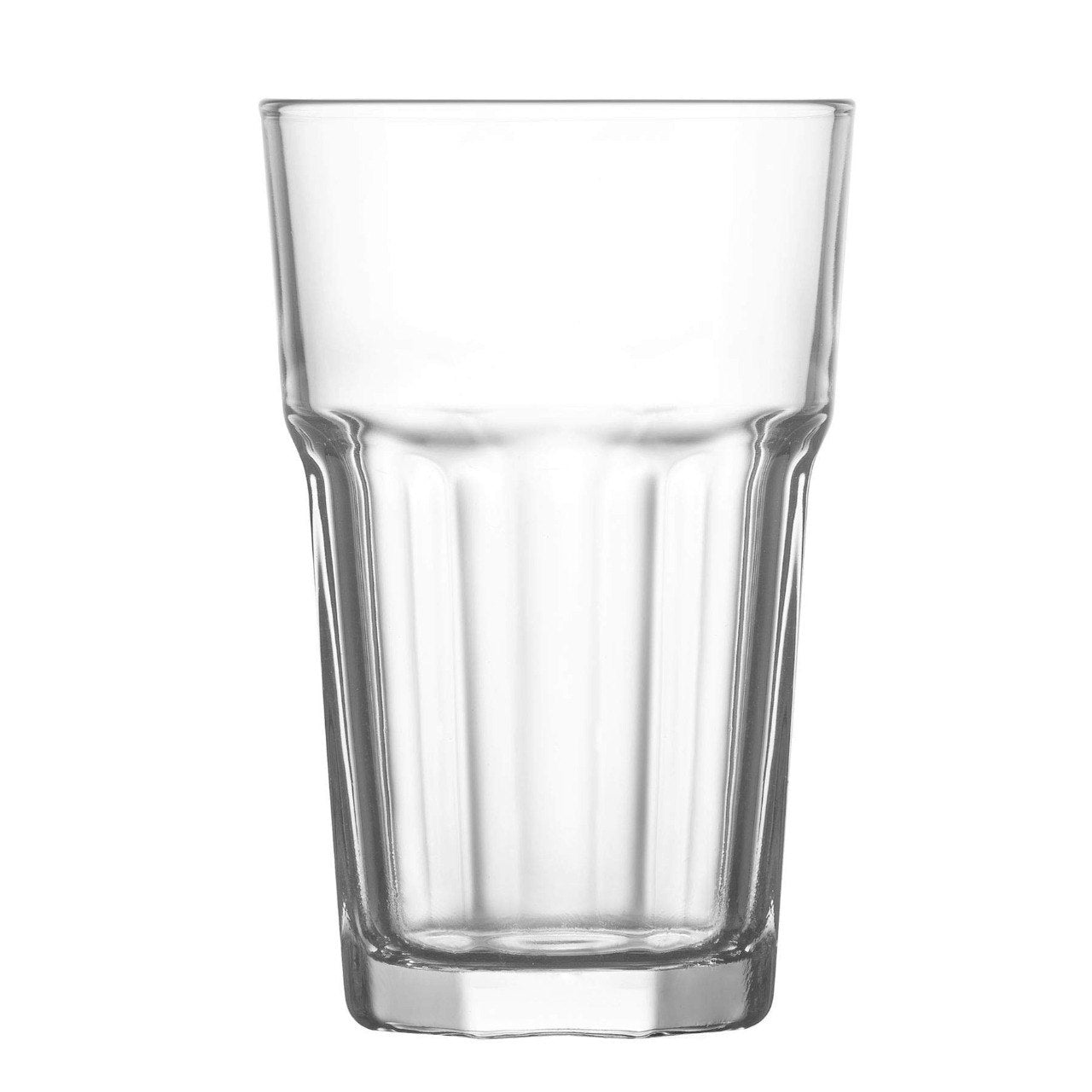 SET DE VASOS MEDIANOS DE VIDRIO ELEGANTES Y MODERNOS 6PCS LAV 303ML
