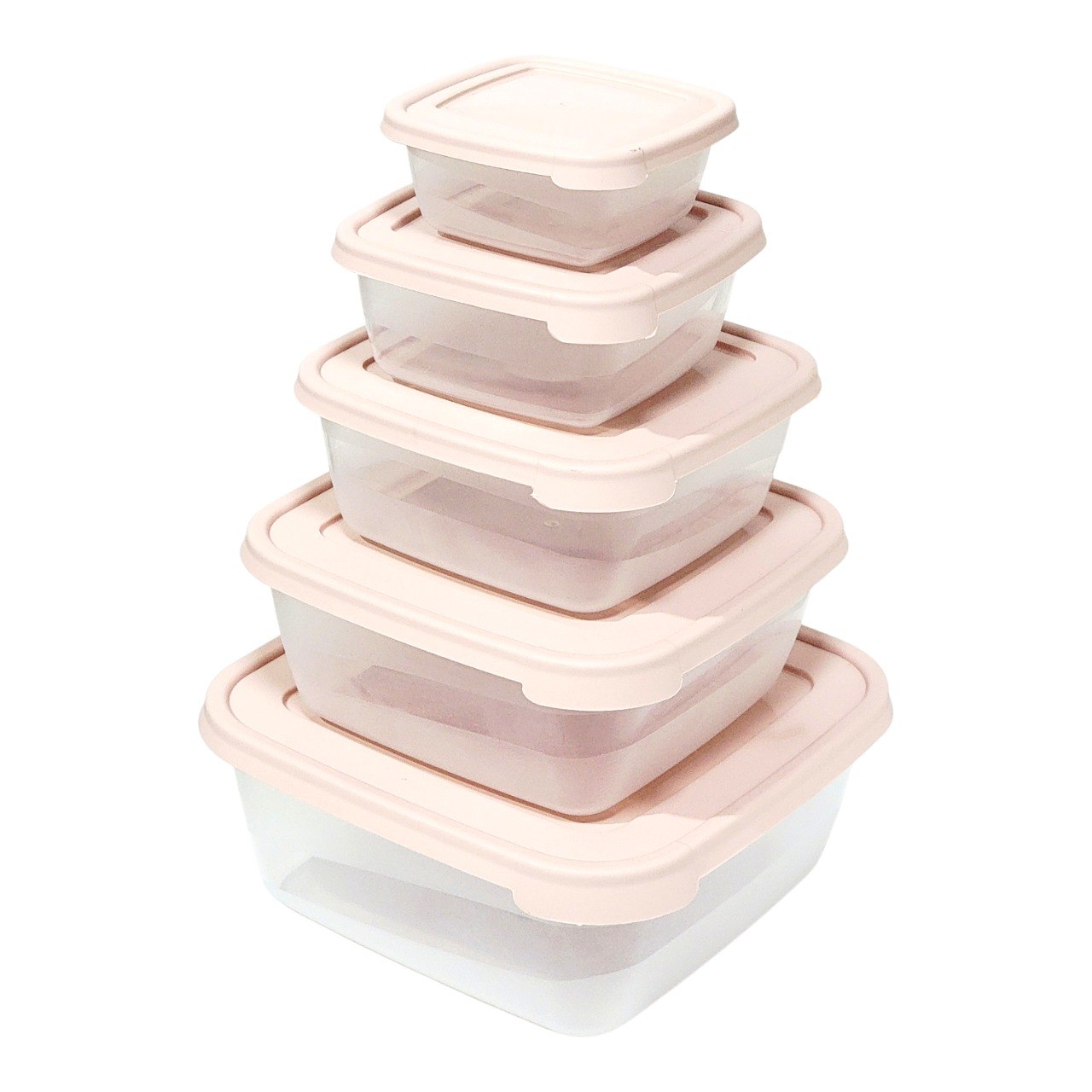 SET DE RECIPIENTES PANAS PARA ALIMENTOS HERMETICAS BAGER 5PCS
