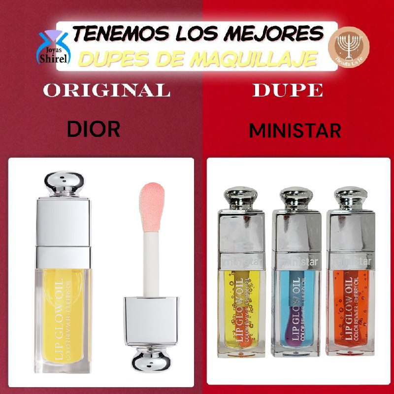 ACEITE LABIAL REVITALIZANTE DE CEREZA MINISTAR 12ML (DUPE DE DIOR)