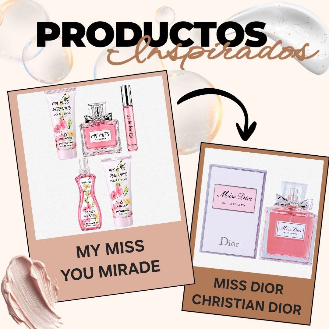 SET YOU MIRADE MY MISS EDP 100ML GEL DE DUCHA 150ML EDP 15ML BODY MIST 100ML CREMA CORPORAL 150ML (M)