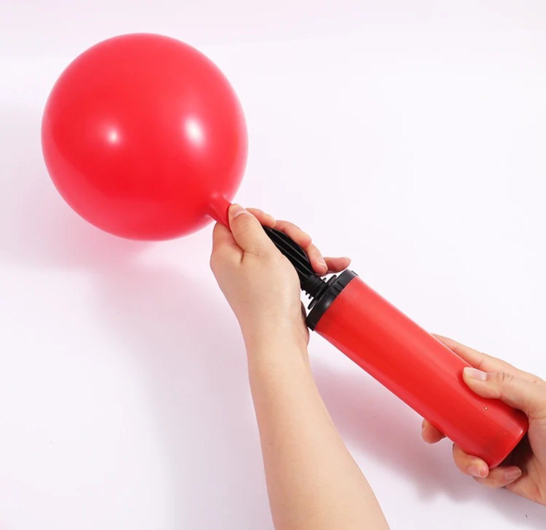 BOMBA INFLADORA DE MANO DE DOBLE ACCION PARA GLOBOS 28CM