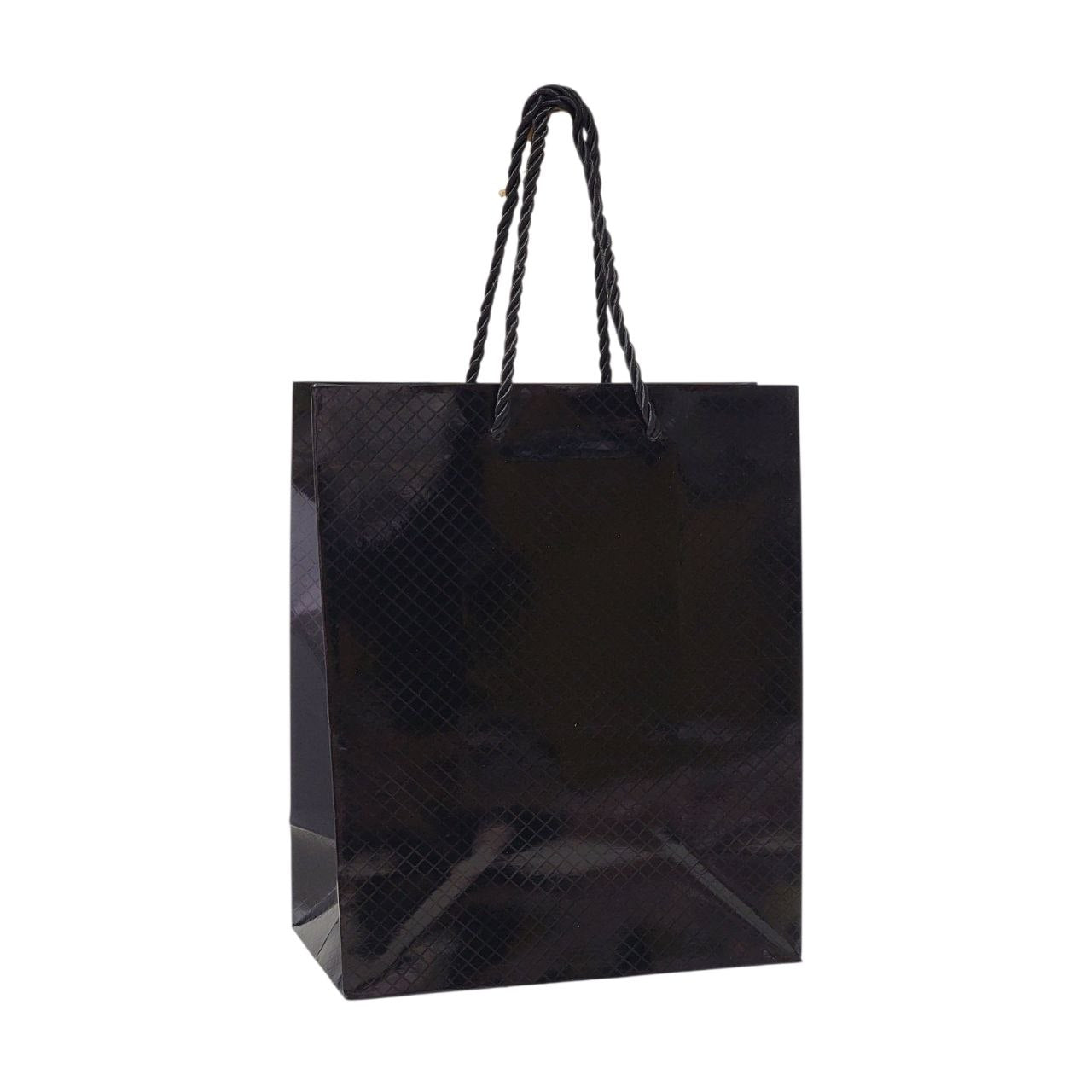 BOLSA DE REGALO PEQUEÑA REFLECTIVA 23X18X10CM