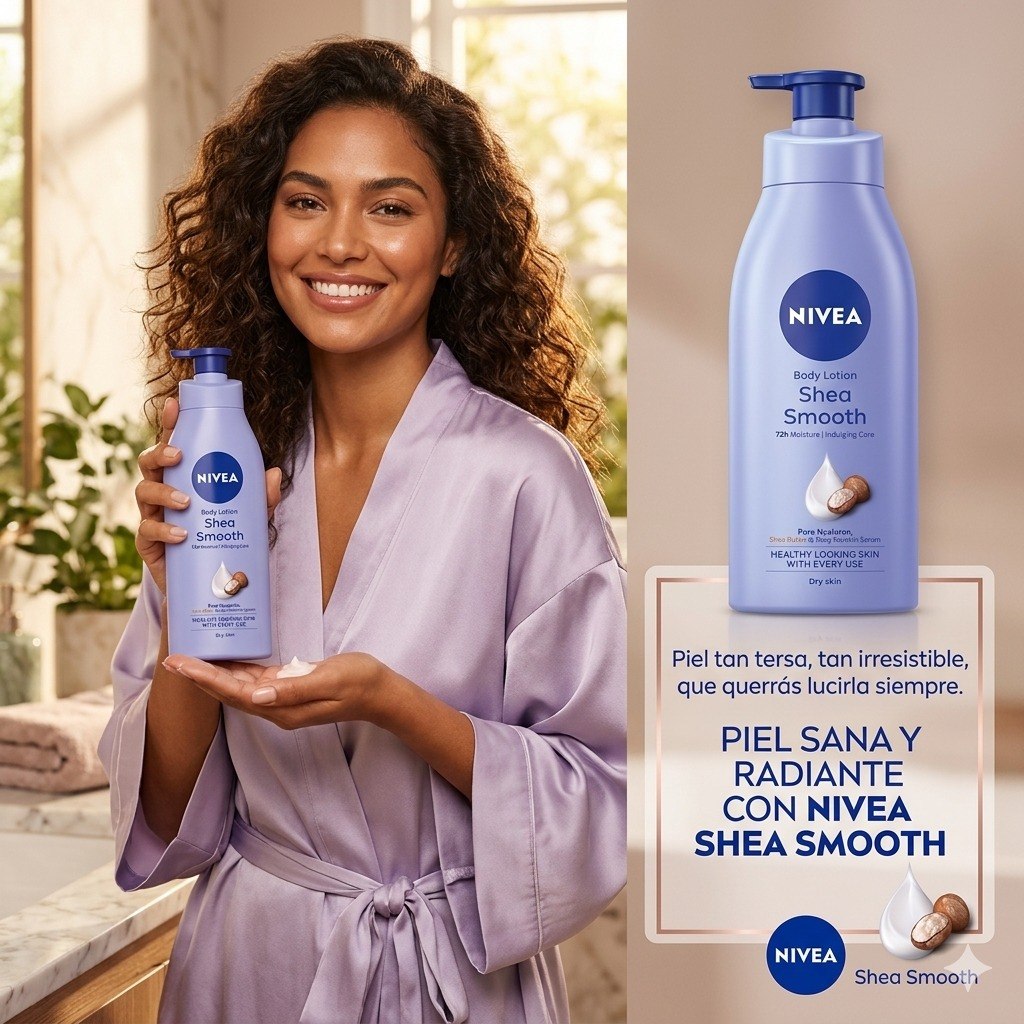 CREMA CORPORAL NUTRITIVA CUIDADO INTENSIVO CON MANTECA KARITE NIVEA 400ML
