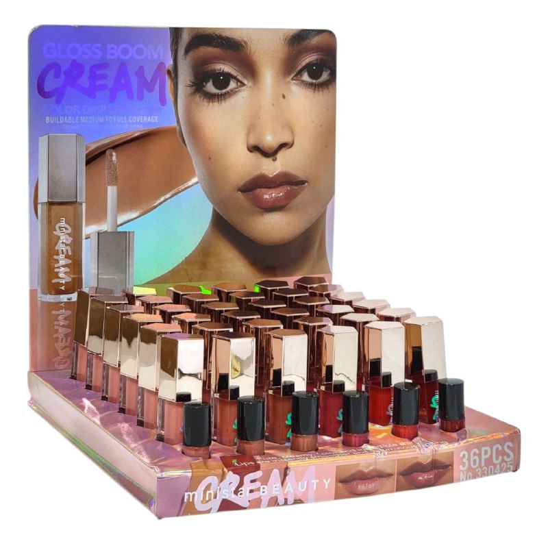 BRILLO LABIAL CREMOSO SUAVE 8ML, DUPE DE FENTY BEAUTY, MINISTAR BEAUTY
