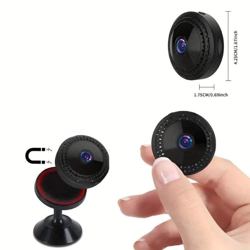 CAMARA DE SEGURIDAD MINI, CAMARA OCULTA HD, INALAMBRICA, WIFI, MONITOR DE SEGURIDAD PARA BEBE INTERIORES HOGAR, VISION NOCTURNA V380
