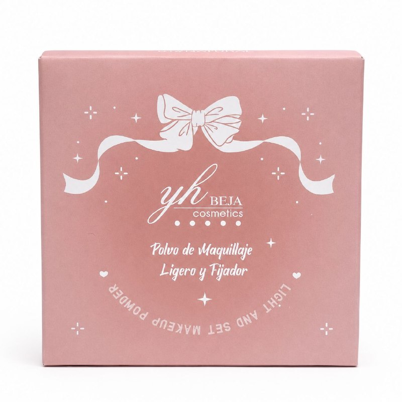 POLVO DE MAQUILLAJE COMPACTO PROFESIONAL SELLADOR Y MATIFICANTE YH BEJA COSMETICS 15G