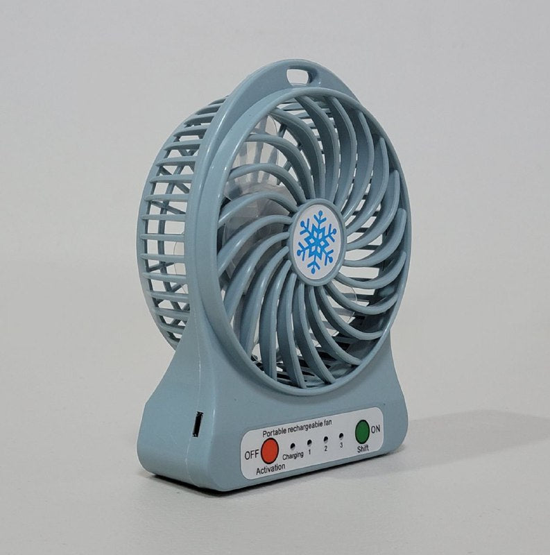 VENTILADOR DE MANO O MESA RECARGABLE PORTABLE FAN