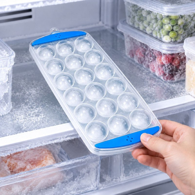 MOLDE PARA HIELO DE 21 CAVIDADES REDONDAS COOK'S KITCHEN 28CM
