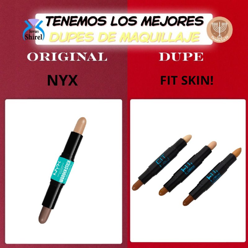CONTORNO EN BARRA COBERTURA PERFECTA CON VITAMINA E KISS BEAUTY 7G (DUPE DE NYX)