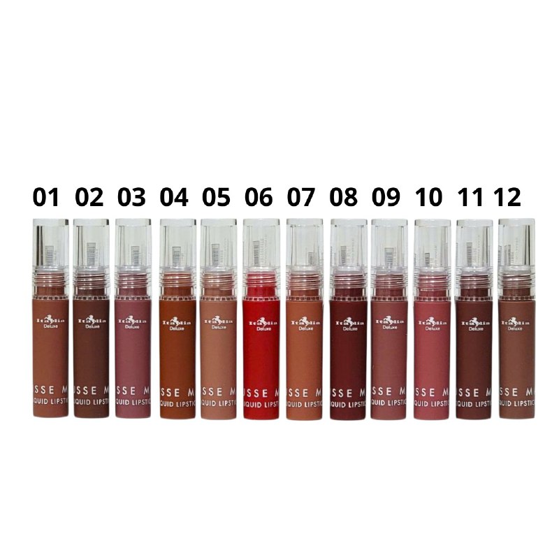 BRILLO LABIAL EN LAPIZ LIQUIDO ACABADO MATE ITALIA DELUXE MOUSSE MATTE 3G