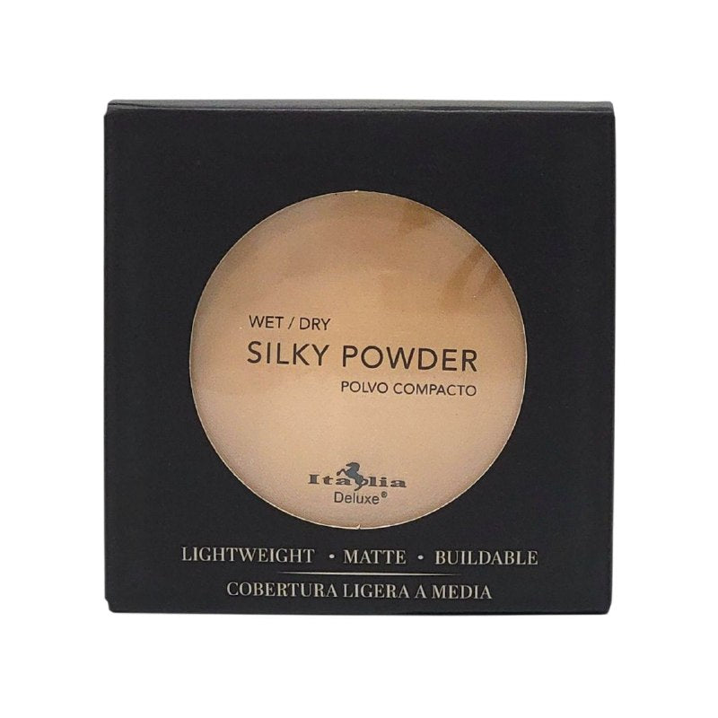 POLVO COMPACTO LIGERO COBERTURA LIGERA TONO 05 LIGHT BEIGE ITALIA DELUXE 8G