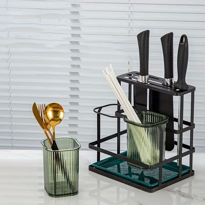 ESTANTE ORGANIZADOR Y ESCURRIDOR DE COCINA MULTIUSOS 20X20CM