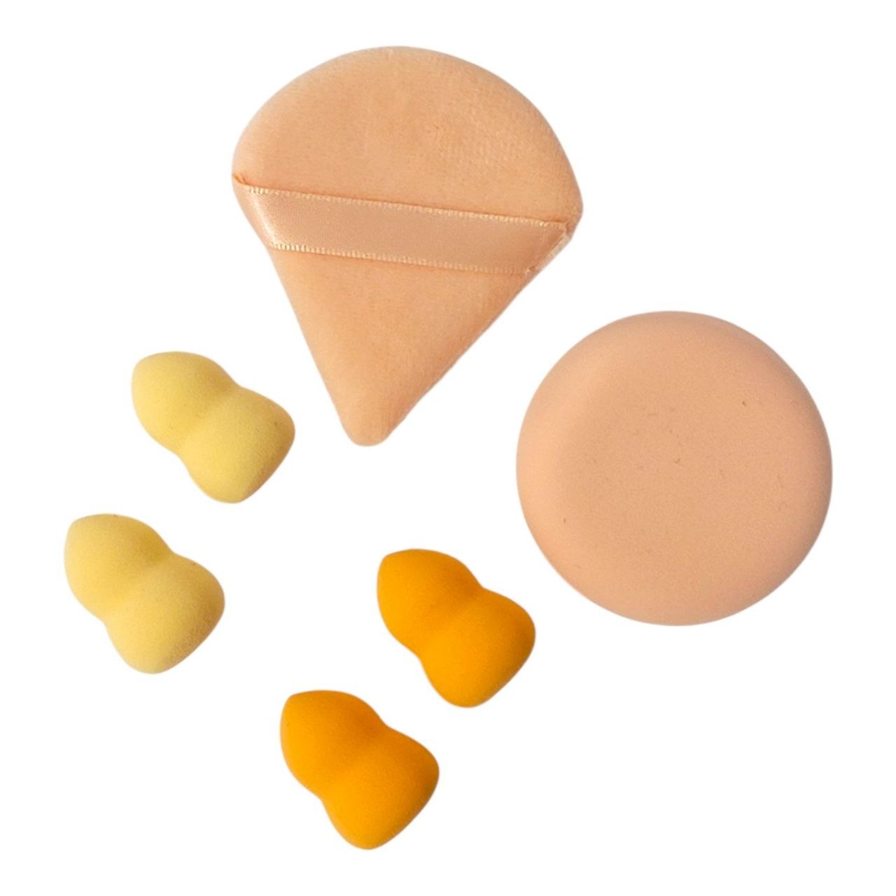SET DE ESPONJAS U BORLAS DE MAQUILLAJE KISS LOVELY