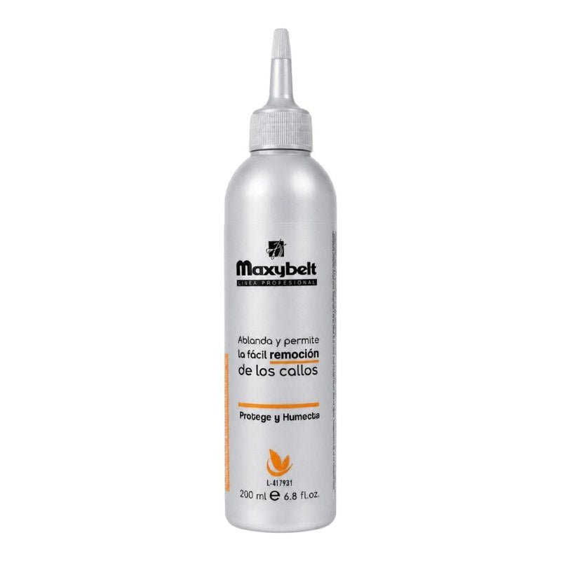 LOCION SUAVIZANTE ABLANDADORA Y REMOVEDORA DE CAYOS MAXYBELT PROFESSIONAL 200ML