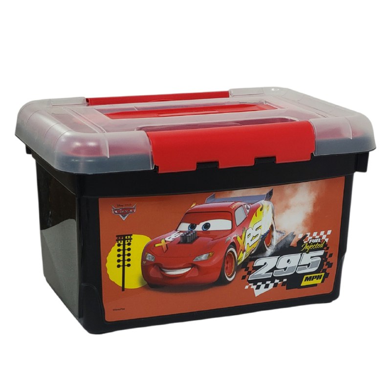 ORGANIZADOR CAJA DE ALMACENAMIENTO ORGANIZADORA PARA NIÑOS DE CARS 19X22X32CM