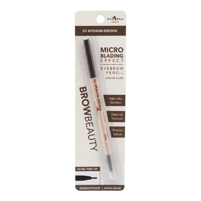 LAPIZ PARA CEJAS DE LARGA DURACION TONO MEDIUM BROWN ITALIA DELUXE 0.1G