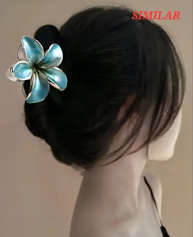 GANCHO PARA EL CABELLO DE PINZA DE FLOR HAWAIANA, PINZAS DE SUJECION FUERTE, ACCESORIO PARA EL CABELLO 8CM, PAQUETE 12UND