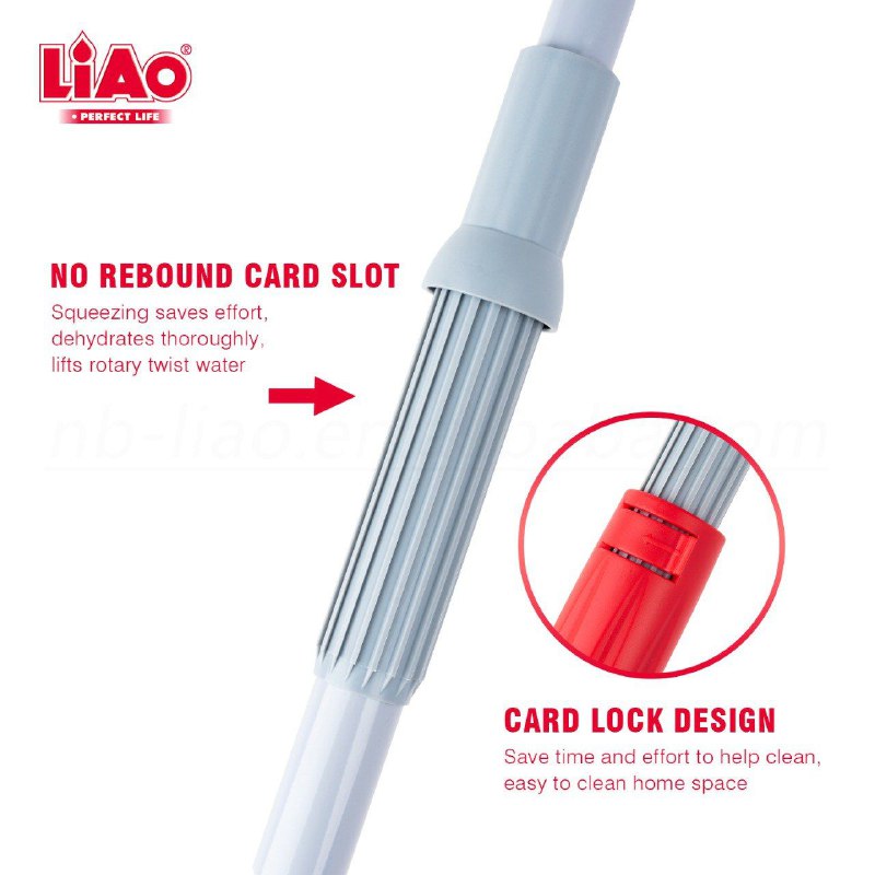 TRAPEADOR MAGICO AUTO EXPRIMIBLE DE ALGODON LIAO TWIST MOP A1301106 45X163CM