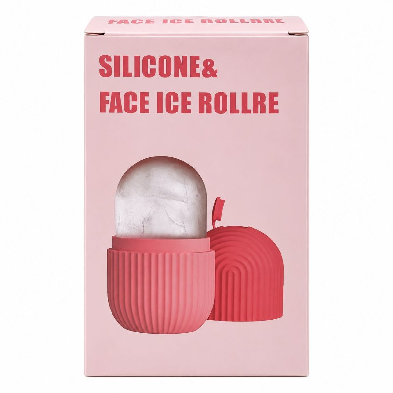 MOLDE RODILLO DE HIELO FACIAL DE SILICONA REUTILIZABLE 11CM