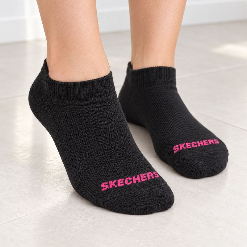 CALCETA TOBILLERA ORIGINAL SKECHERS PARA MUJER 10 PARES