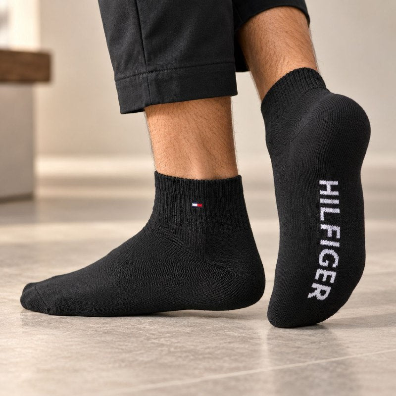 CALCETA TOBILLERA TOMMY HILFIGER PARA HOMBRE 6 PARES TALLA ÚNICA