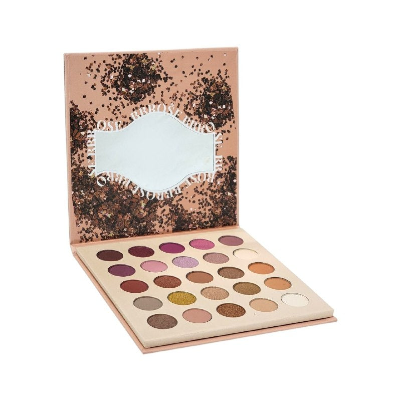 PALETA DE SOMBRAS DE OJOS DE ALTA PIGMENTACION DE 25 TONOS BBROSE 28G