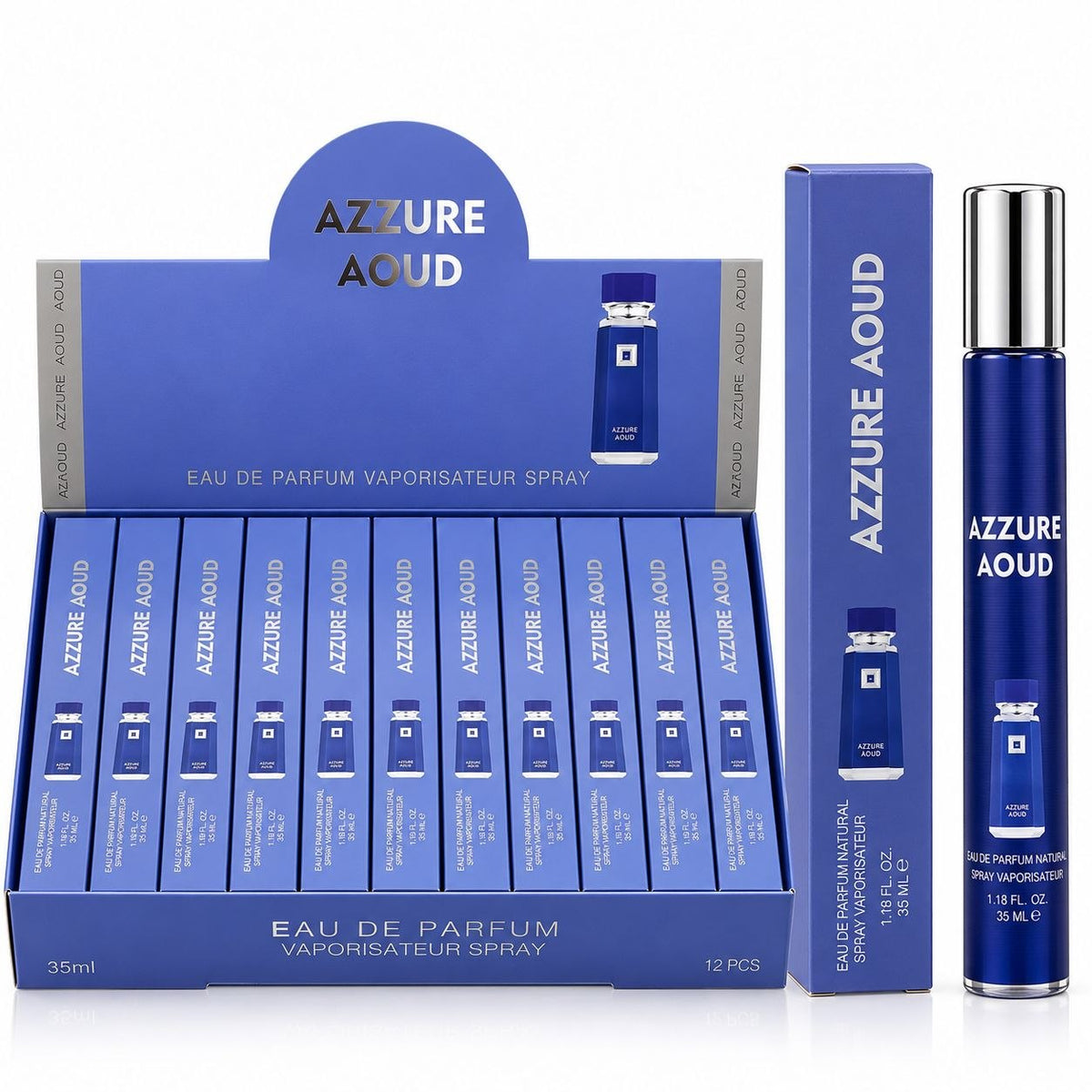 PERFUME ECONÓMICO DE TUBITO AZZURE AOUD EDP 35ML (U)