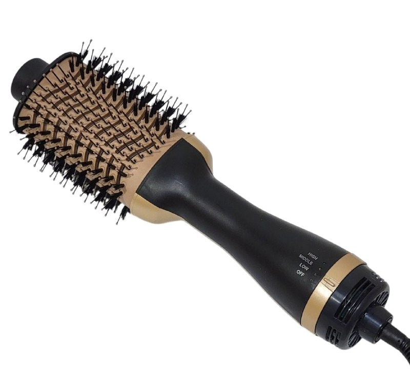 CEPILLO SECADOR Y MODELADOR ELECTRICO 2 EN 1 DE ALTA POTENCIA 2000W KERATIN 3D PRO