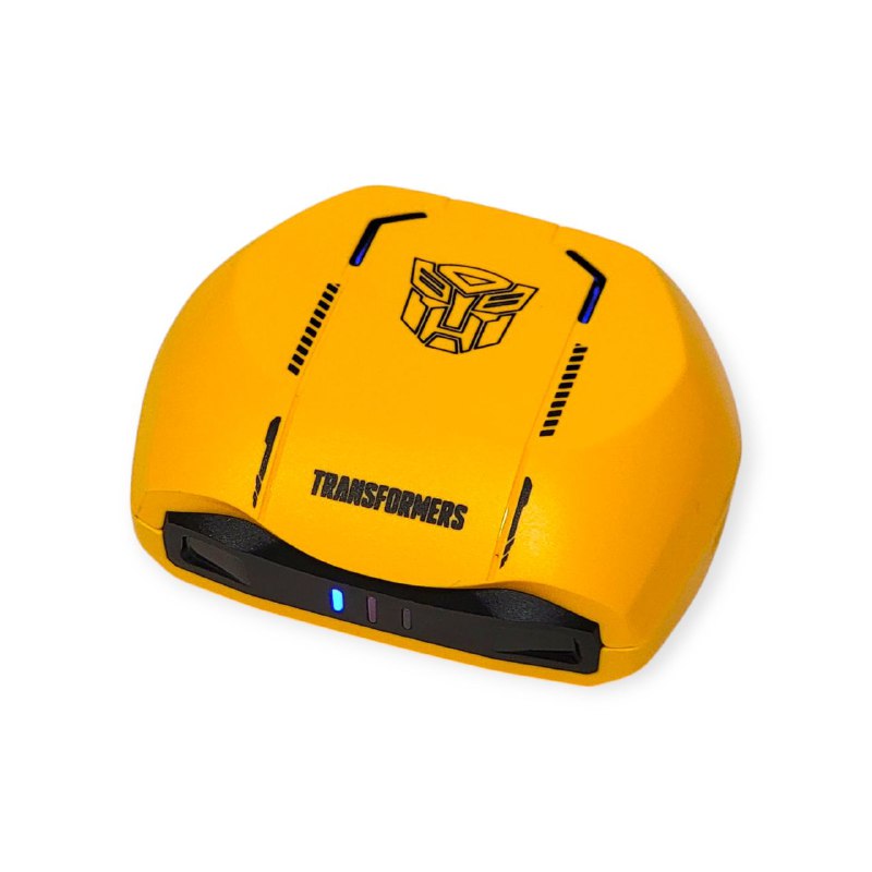 AUDIFONOS AURICULARES ORIGINALES B-127 TF-T06, V5.3, BATERIA 4H, COMODOS, SONIDO DE CALIDAD TRANSFORMERS AUTHENTIC BUMBLEBEE