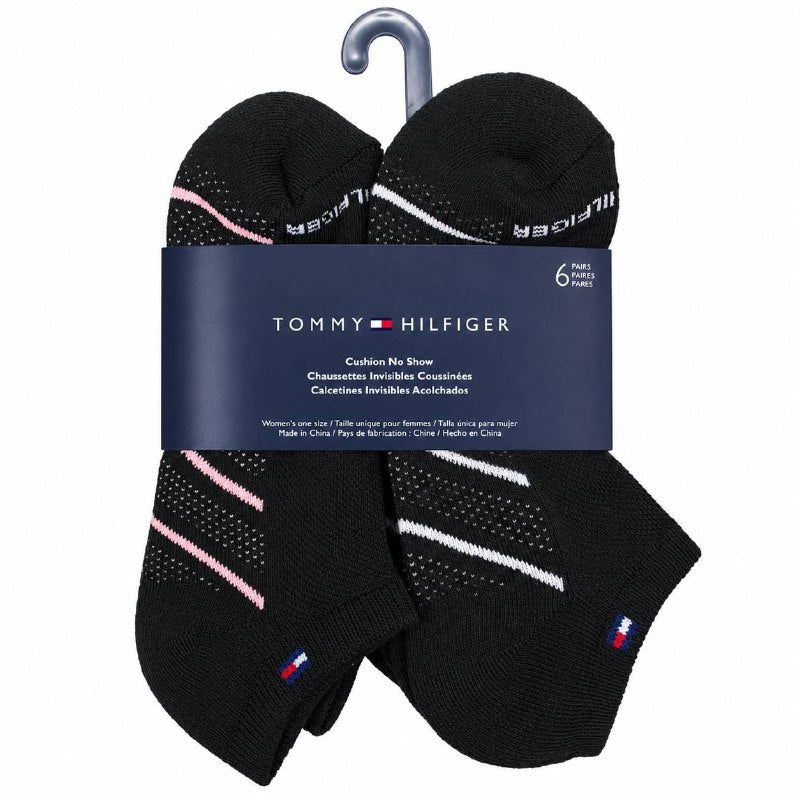 CALCETA TOBILLERA ORIGINAL TOMMY HILFIGER ORIGINAL PARA MUJER 6 PARES TALLA ÚNICA