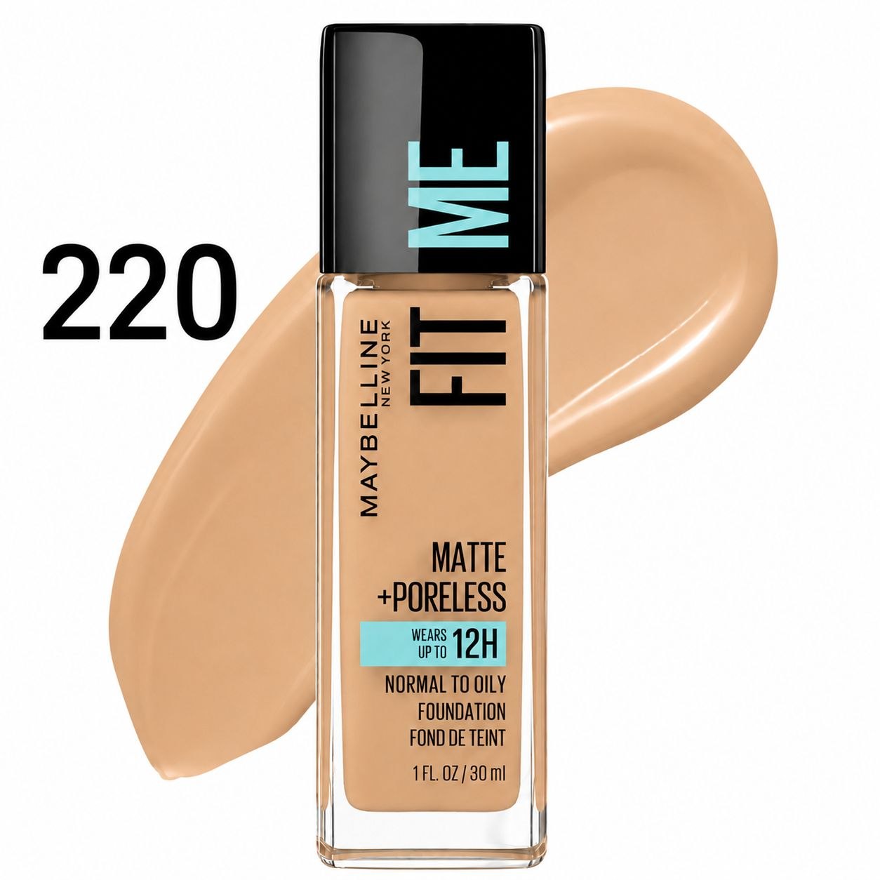 BASE DE MAQUILLAJE FIT ME MATTE 310 SUN BEIGE MAYBELLINE NEW YORK 30ML
